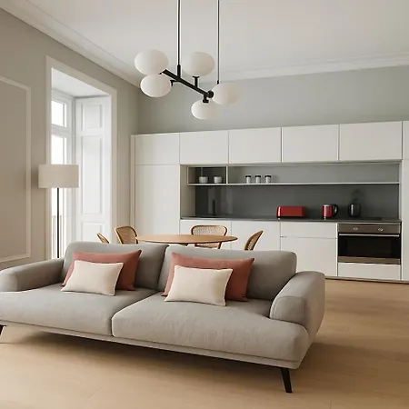 2 Bed Flat With Balcony In * Lisbon