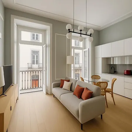 2 Bed Flat With Balcony In * ליסבון